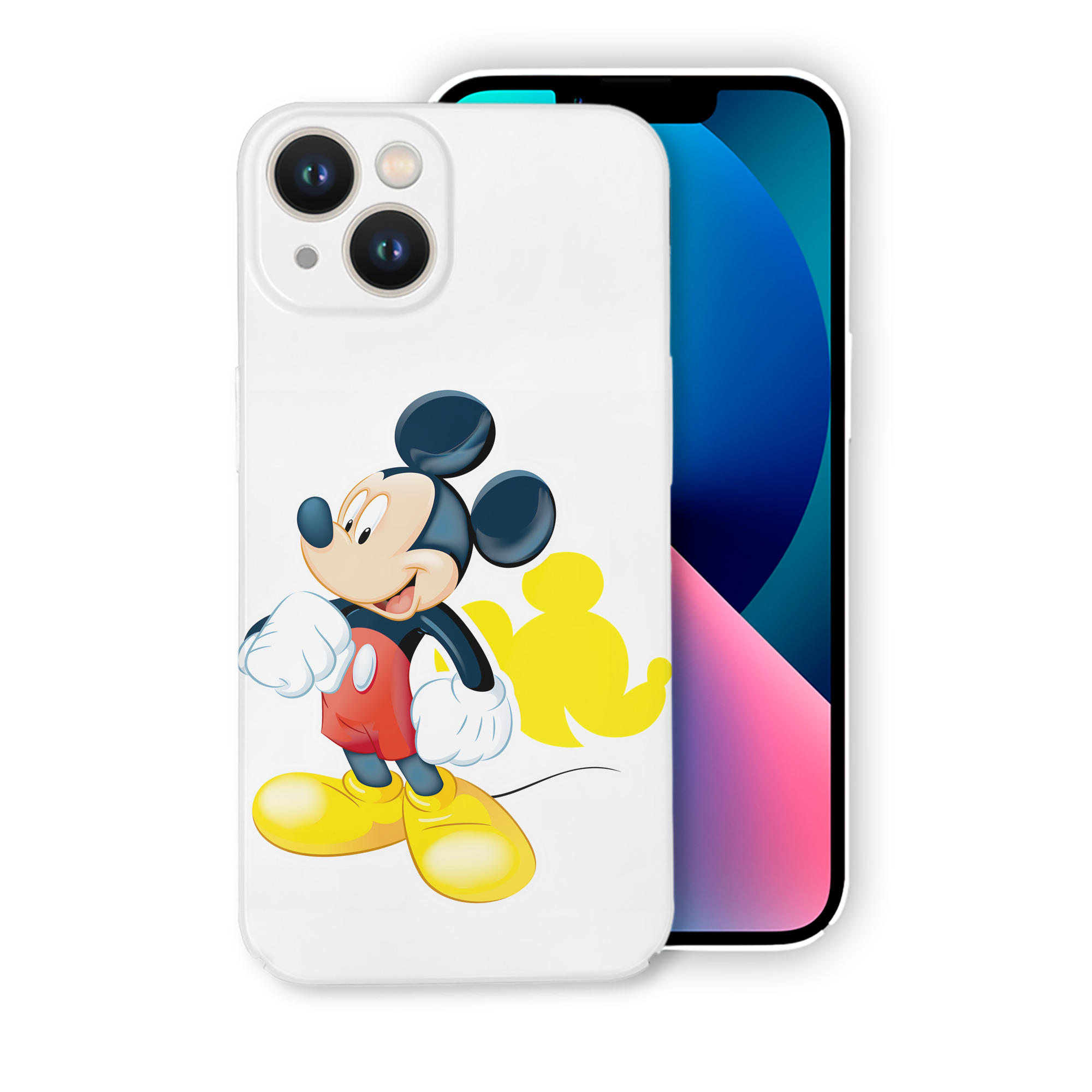 （画像用） ミッキーマウス Mickey Mouse 【iPhone 14シリーズ対応】ハードケース